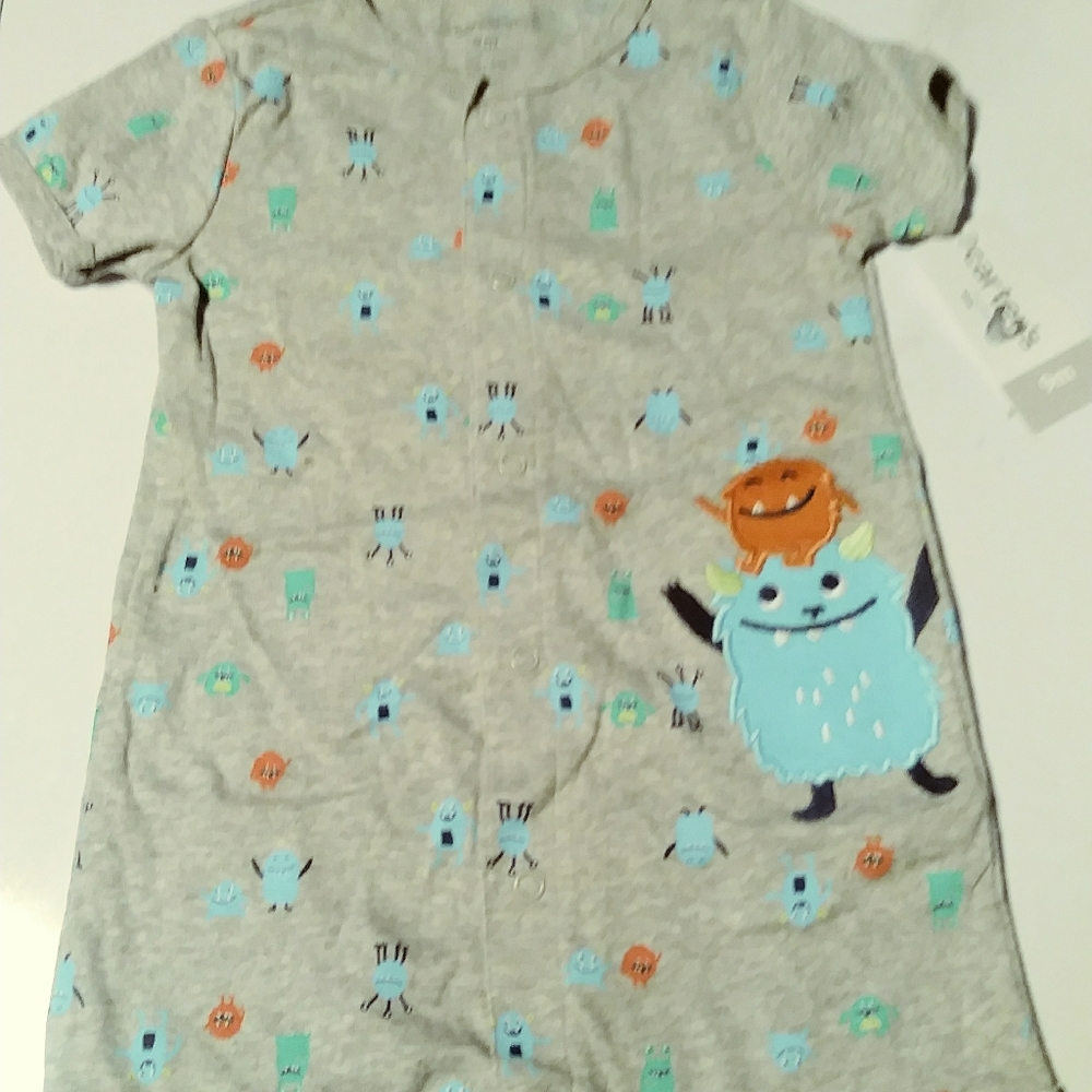 Carters Monster Themed snap up romper